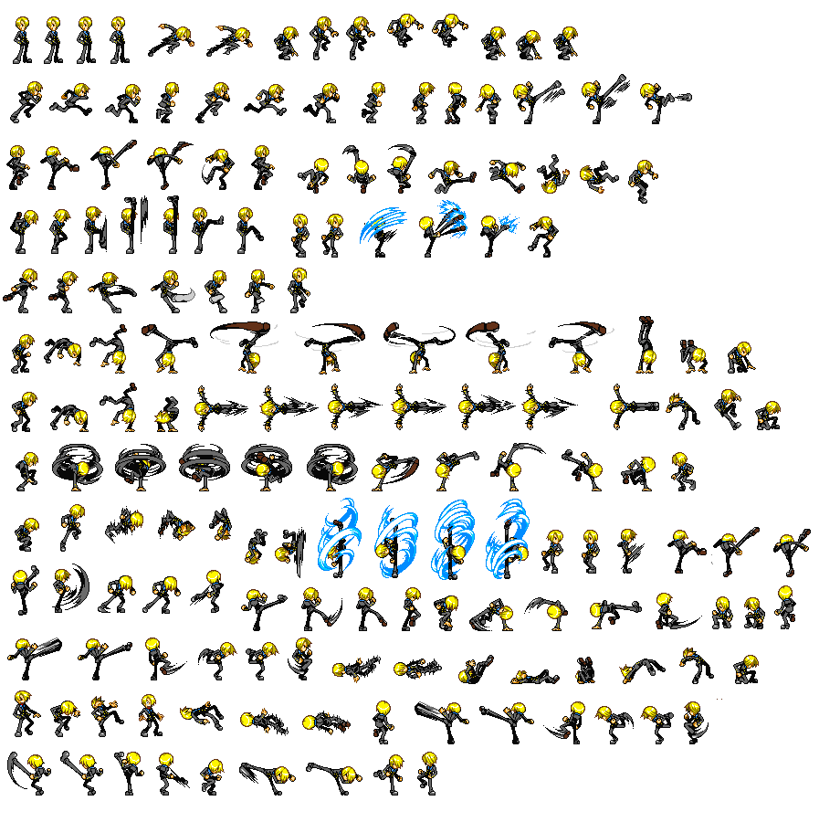 Sanji Sprite Sheet