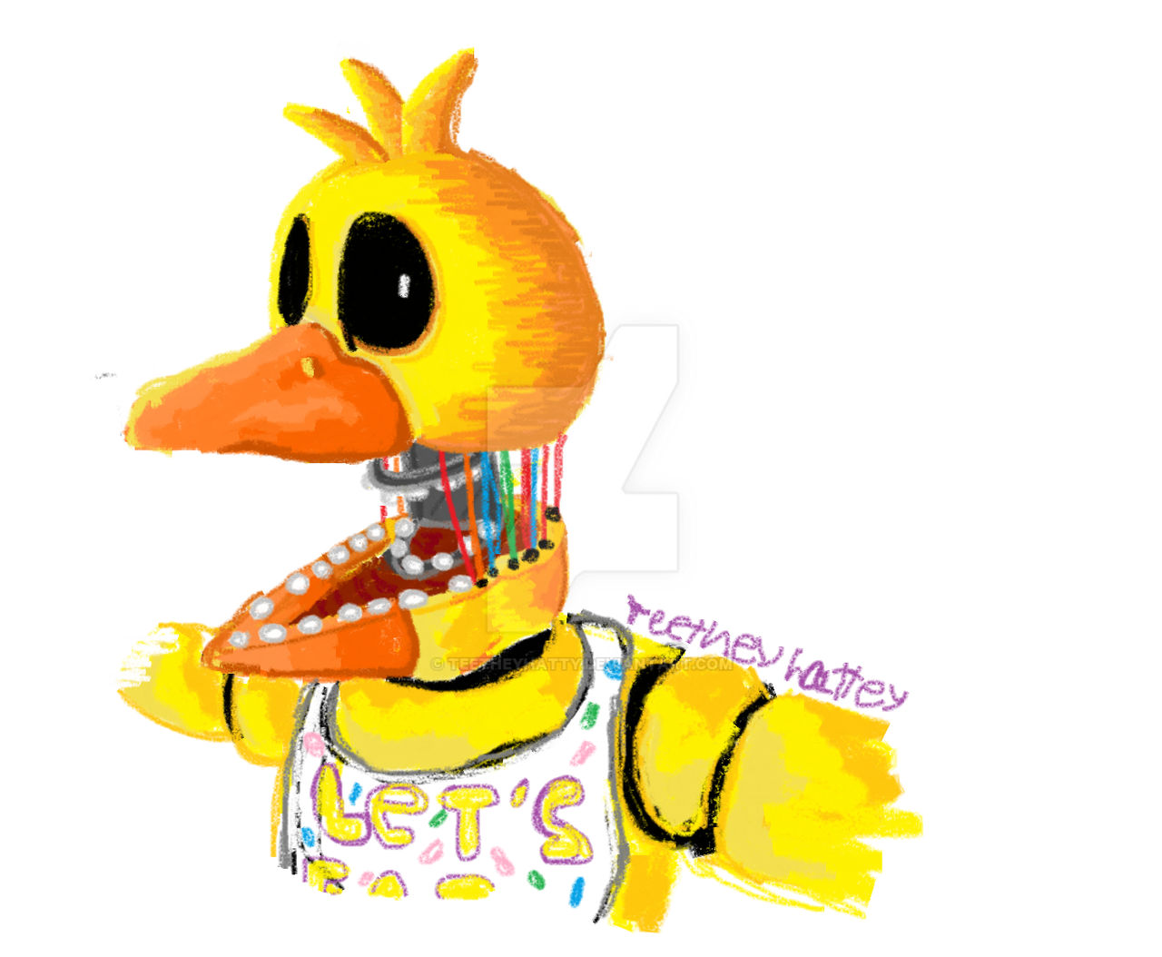 Withered Chica Drawing :3 - FNaF - Everskies