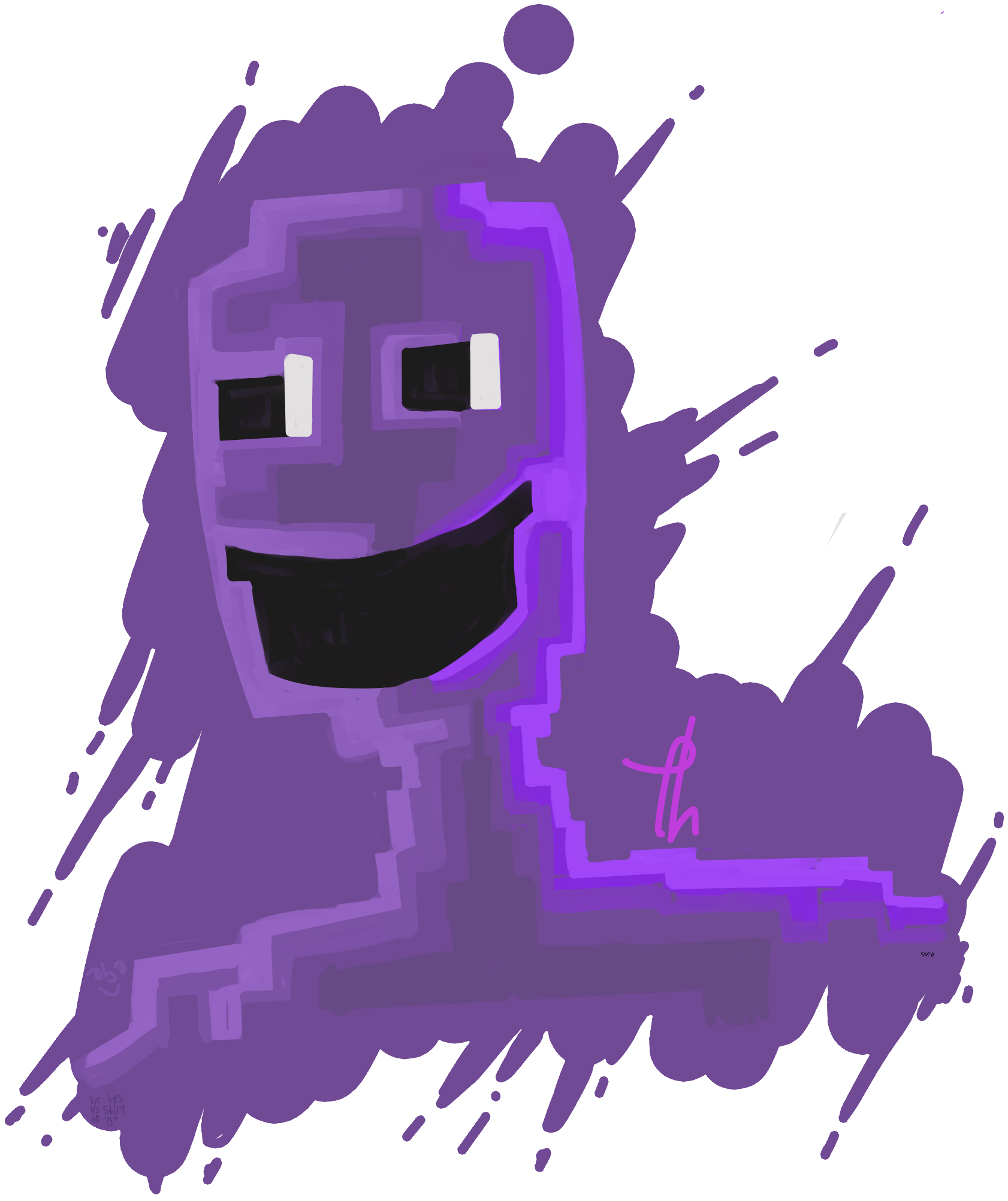 [FnaF-Doodle/Drawing] Purple guy