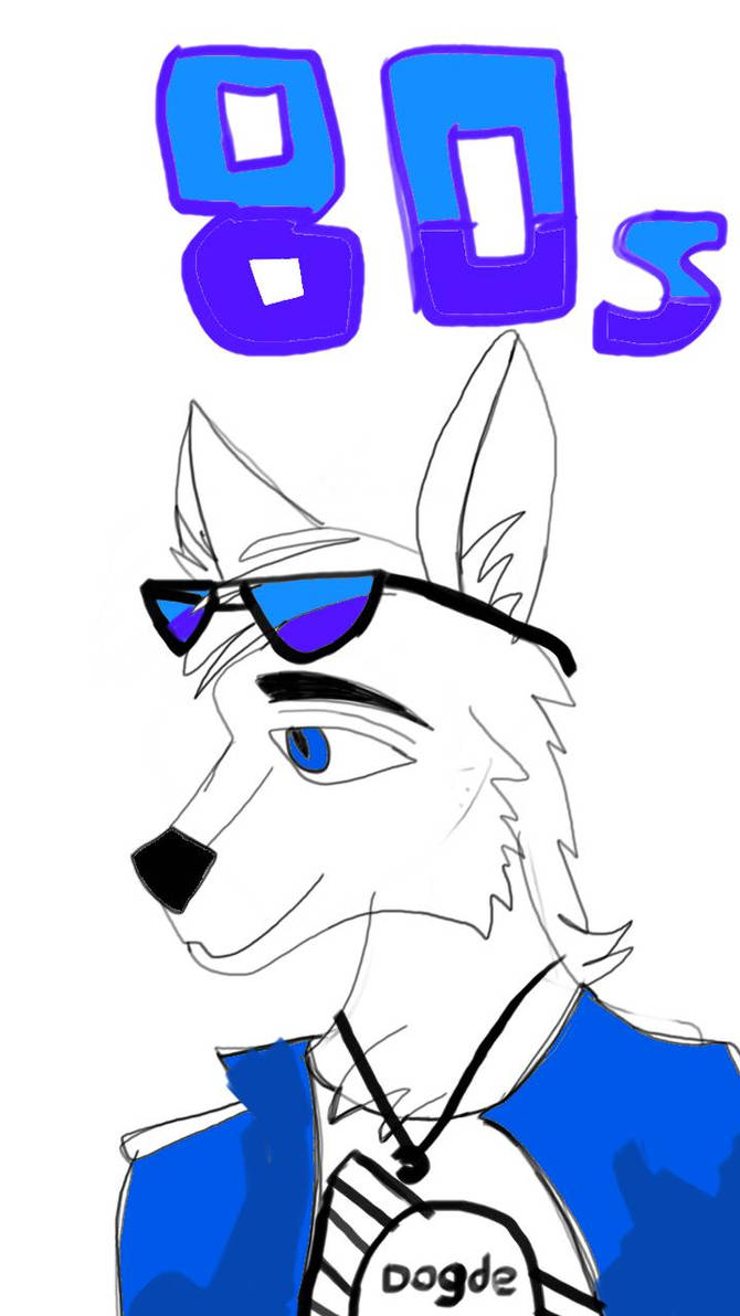Two Wolves 80s The 80s wolf by cugerstudio on DeviantArt
