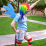 Rainbow Dash cosplay - Takeoff