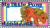 G1 MLP AppleJack stamp