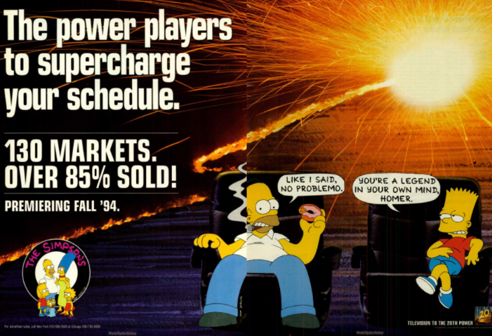 20th Television feat The Simpsons (1994) RARE by arthurbullock on ...