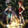 Taash And Lace Harding from Dragon Age: Veilguard