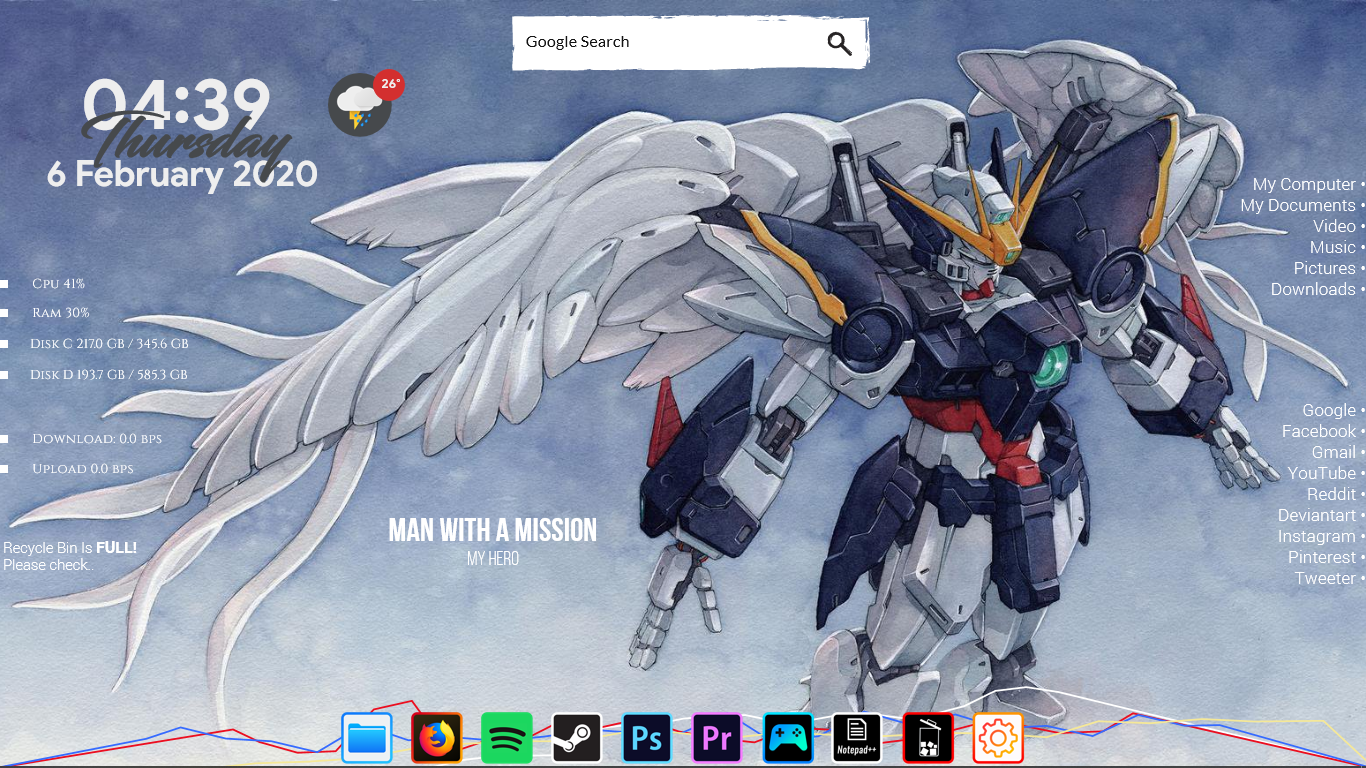 Gundam Wing Zero Ew Ver Desktop By Znher On Deviantart Gundam Wing Zero Ew Ver Desktop By Znher On Deviantart