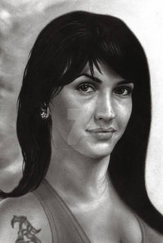 Silvina, graphite pencil drawing