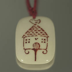 bird on bird house charm