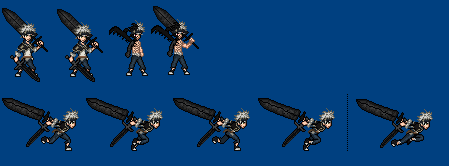 Asta Sprite Animation Asta Jus Sprites HD (Black Clover) by RakionMUGEN1 on DeviantArt