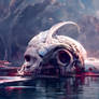 Skull lake shrine (made with AI)