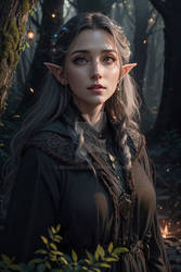 Character Study - Elf Explorer (made with AI)