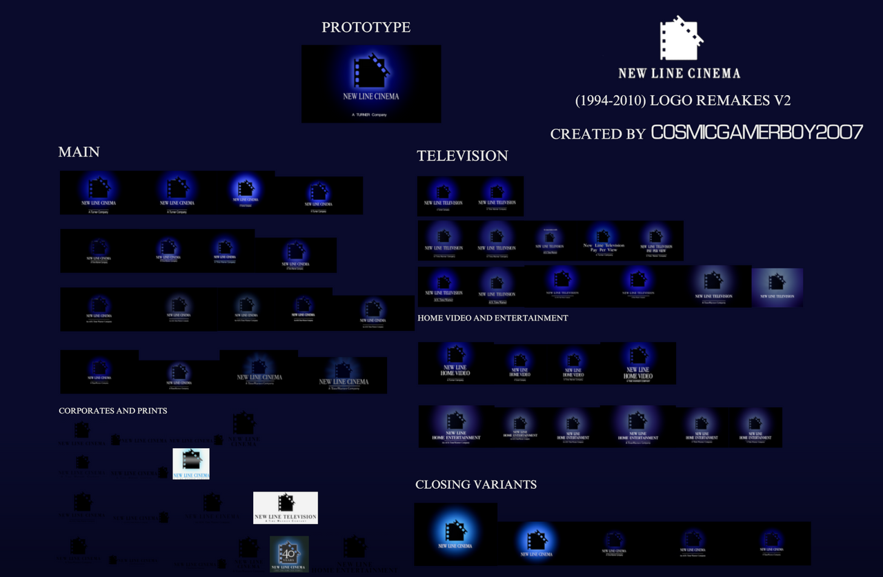New Line Cinema (1994-2010) logo remakes (UPDATED) by ...