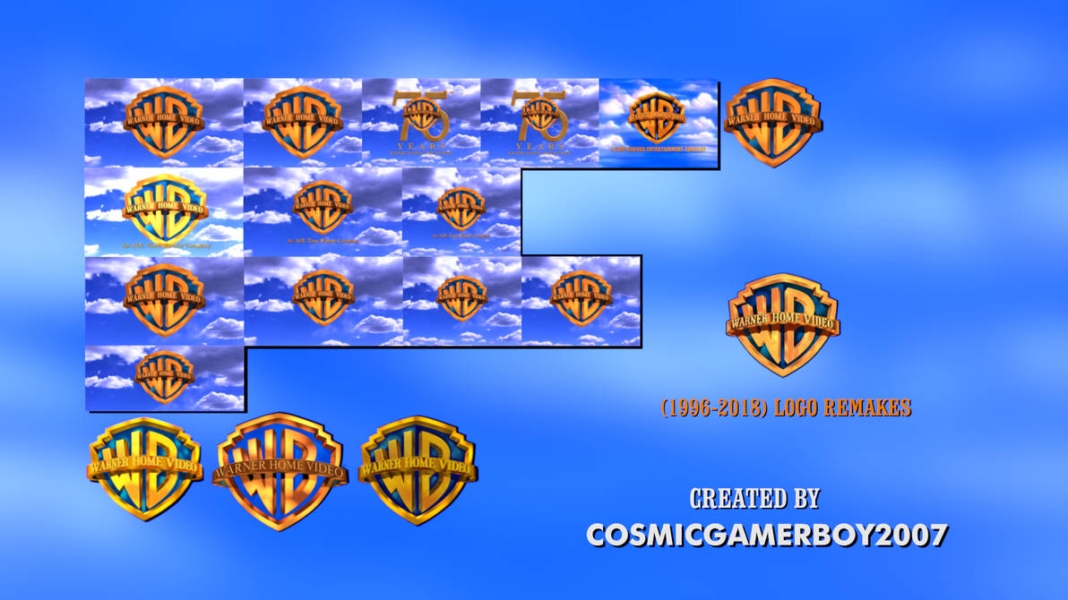 Warner Mod Warner Home Video (1996-2018) logo remakes by CosmicGamerBoyonDA on ...