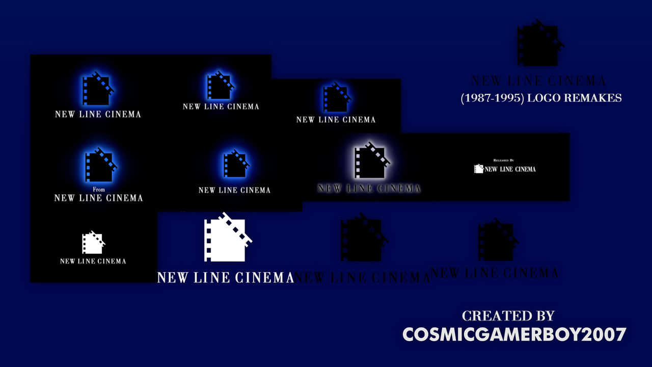 New Line Cinema (1987-1995) logo remakes by CosmicGamerBoyonDA on ...