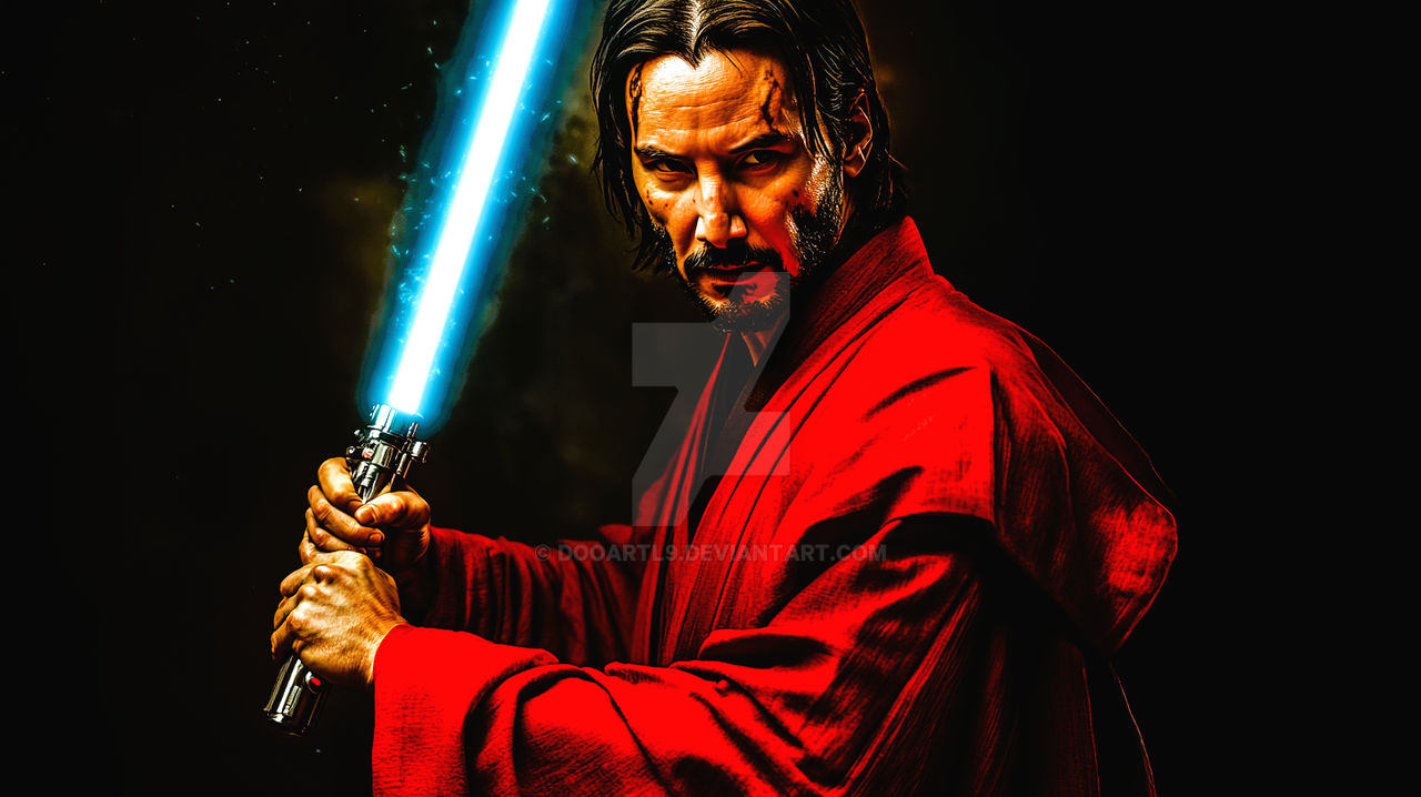 Keanu Reeves Knight Red Cloak Jedi Knight (Keanu Reeves) by DooArtL9 on DeviantArt