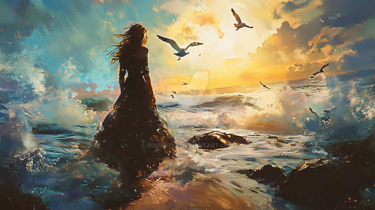 Seaside Sunrise by DooArtL9 Seaside Sunrise by DooArtL9