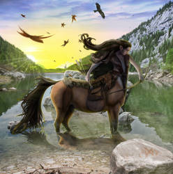 The River Guardian by lionsilverwolf