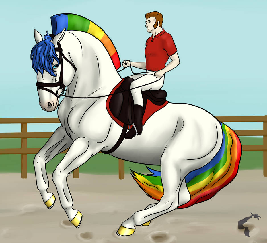 Advanced Dressage Kaaring YNH - Pirouette by lionsilverwolf