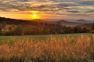 Sunset in Habichtswald