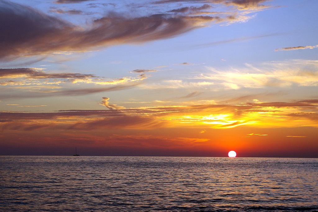 Sunset Adriatic Sea