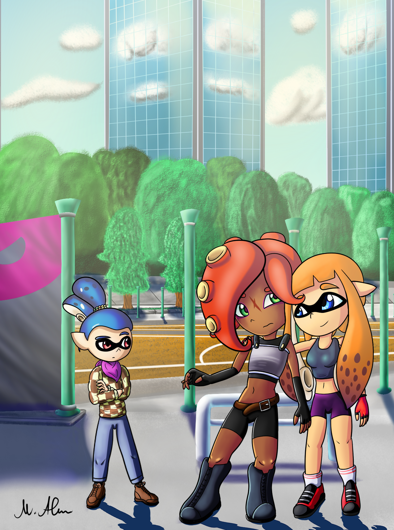 Splatoon Partners Splatoon - Odd Friendship by Paragon-Yoshi on DeviantArt