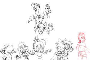 Character Sketches - (Unfinished for Christmas 20)