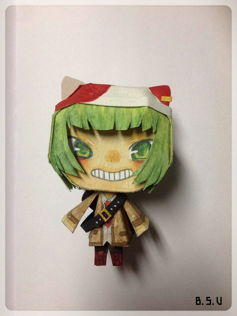 Papercraft OC - Mochi by heartsDmise on DeviantArt