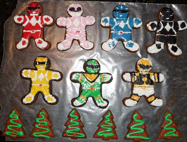Gingerbread Power Rangers Rangerbread Men by vandonovan on DeviantArt