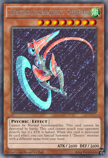 Sapheed Ygo Deoxys - Speed YGO Card by KiratheHedgehog3 on DeviantArt