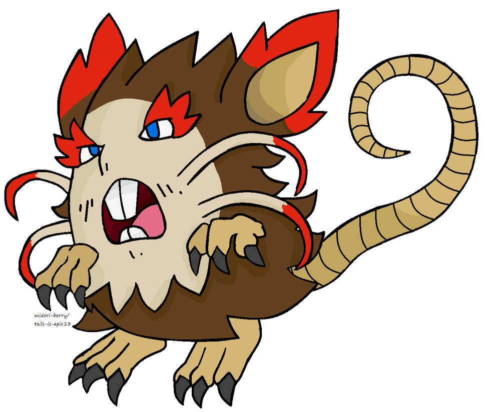 Mega Ratticate by Midori-berry on DeviantArt