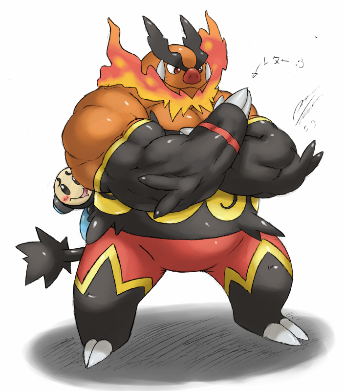 Emboar y Tympole