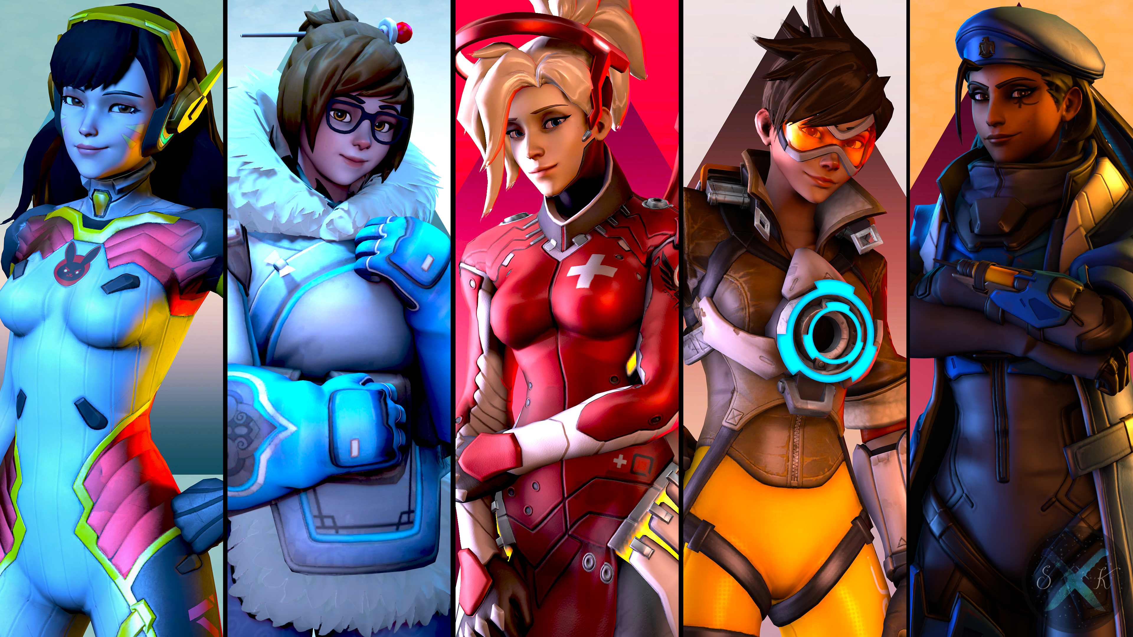 Overwatch Character Portrait(s) Wallpaper