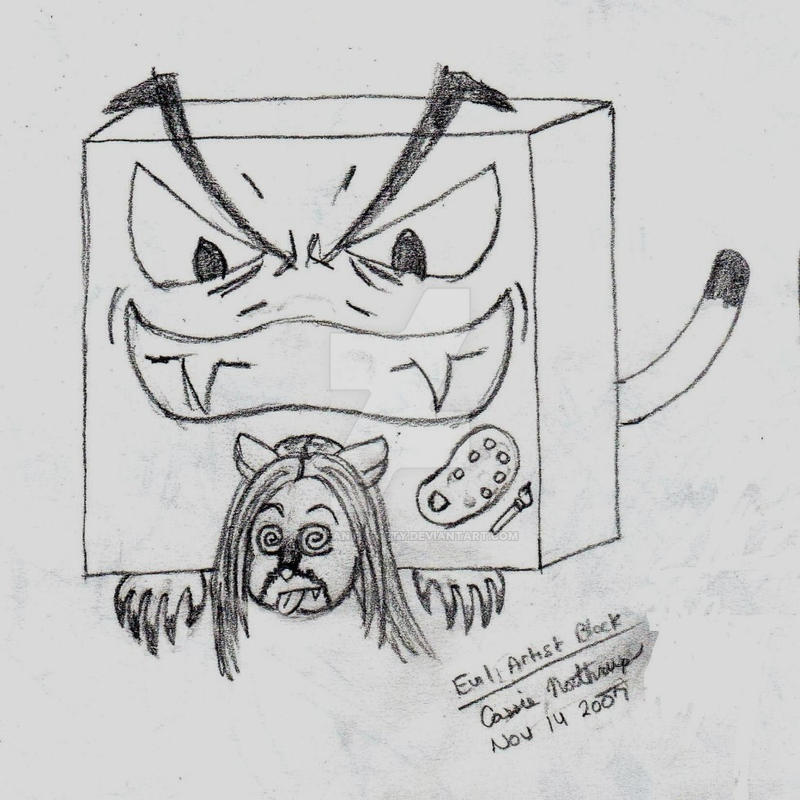 Evil Artist Block by SargeantSweety on DeviantArt