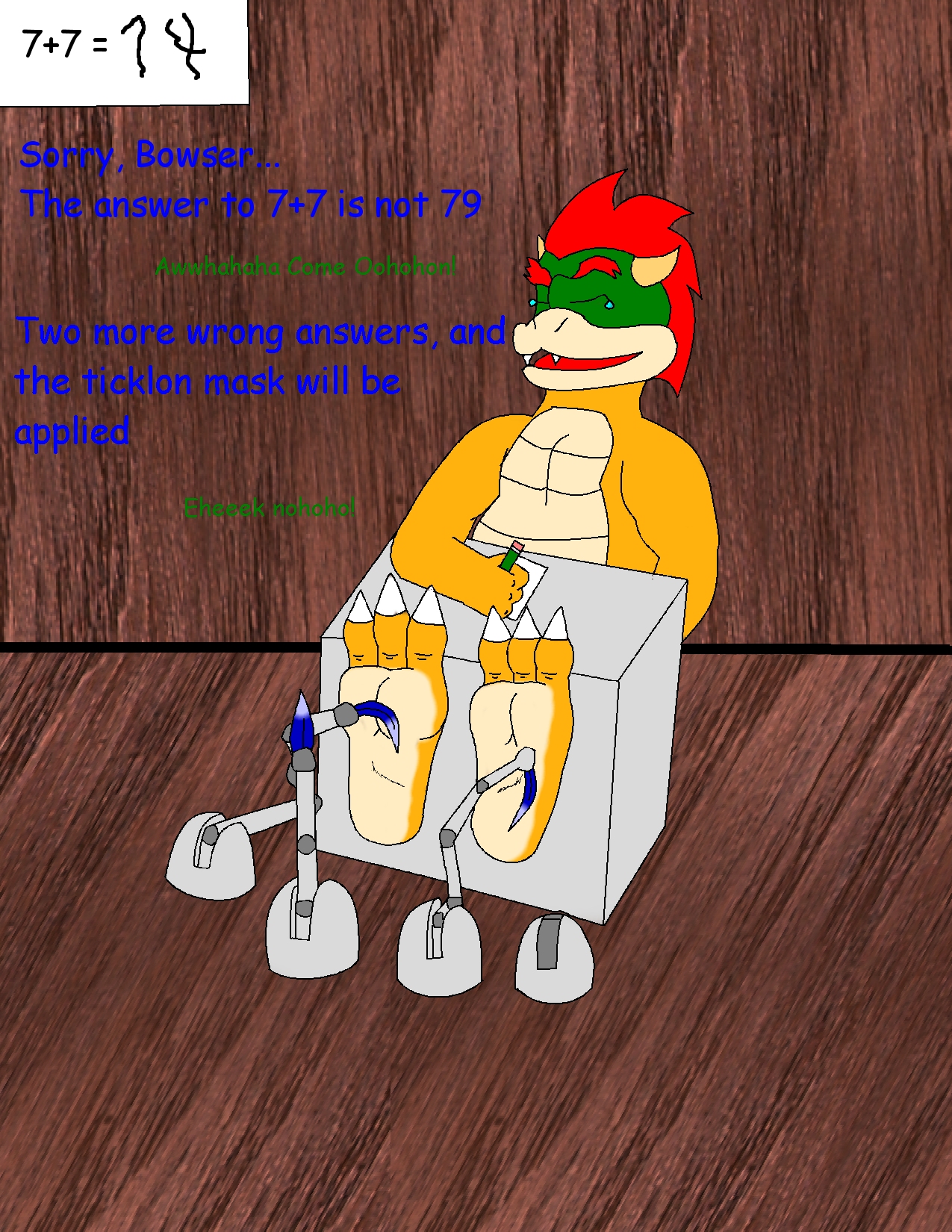 Bowser's Math Test