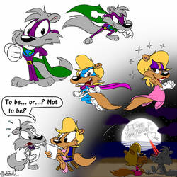 Power Squirrel and Rosie