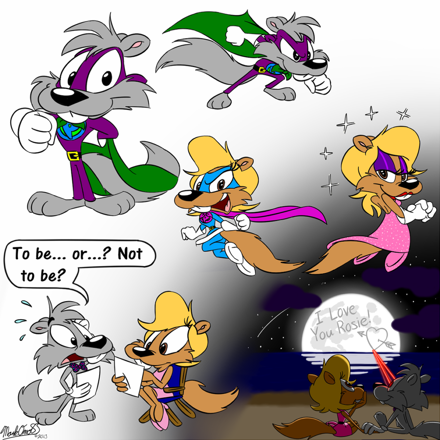 Power Squirrel and Rosie