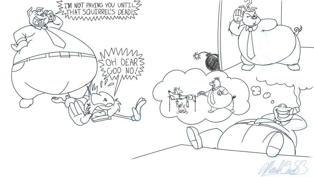 Evil Rich Pig Sheet 2