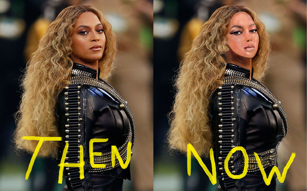 Beyonce Then and Now by Venus Fire on DeviantArt
