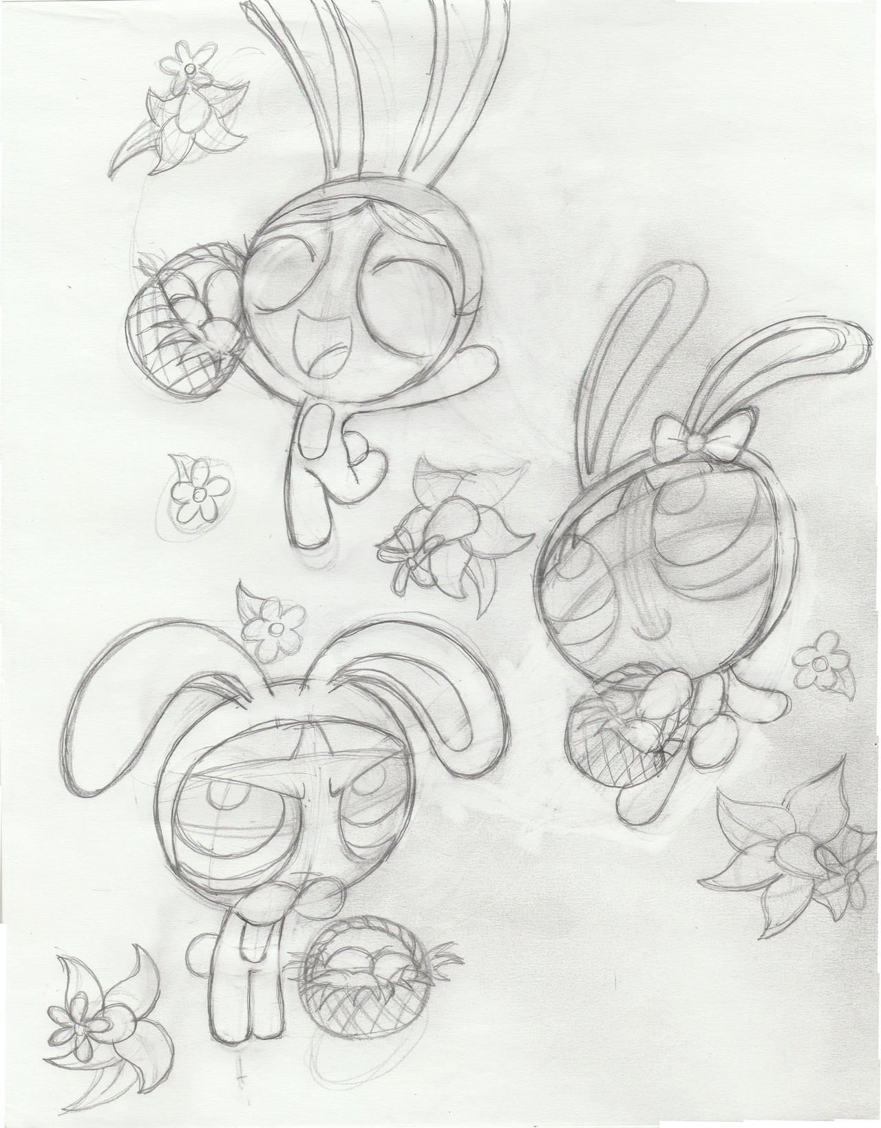 Powerpuff bunnies by Redfern05 on DeviantArt