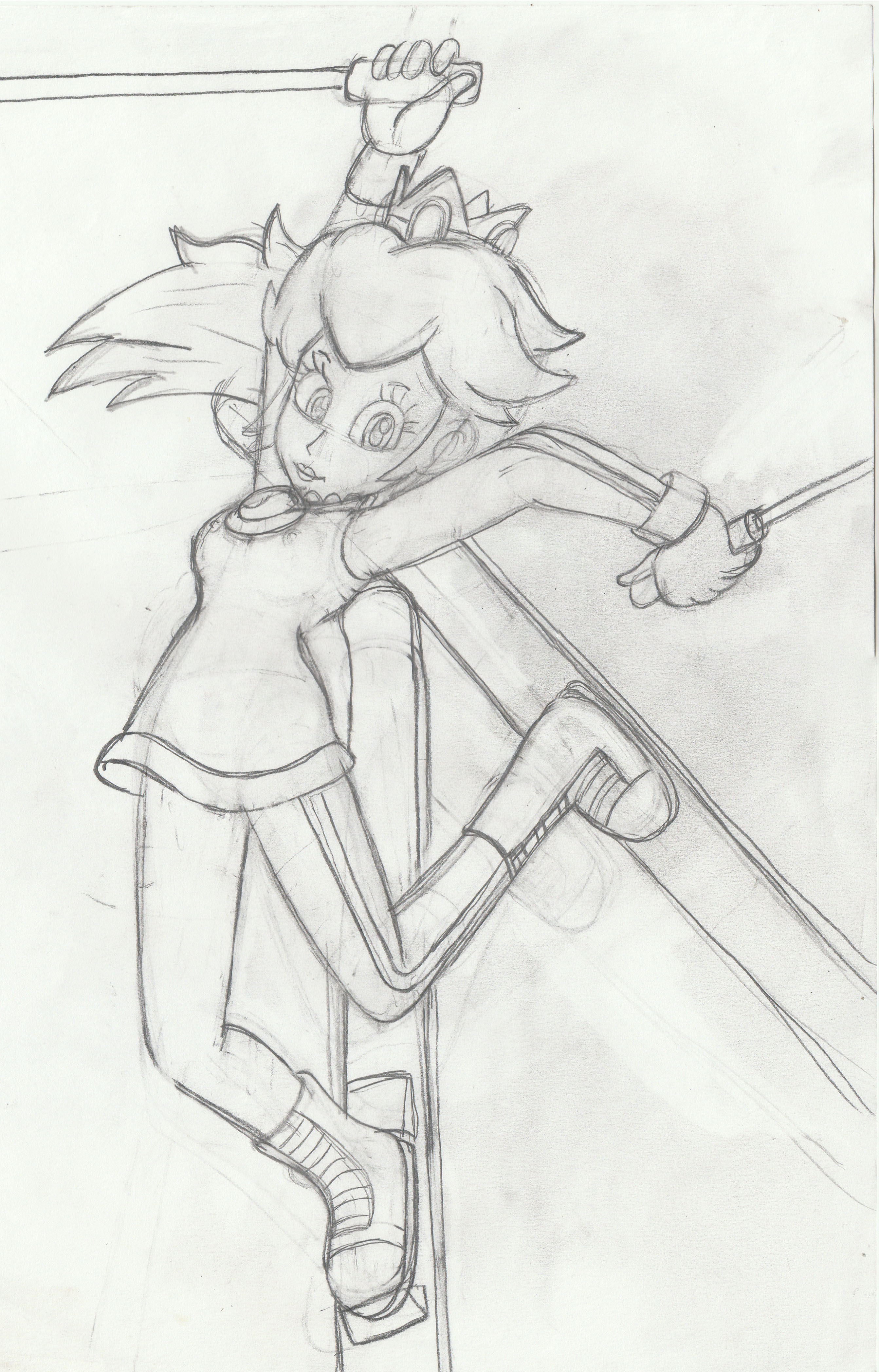 Peach Jump Rope Ski Jumping Peach by Redfern05 on DeviantArt