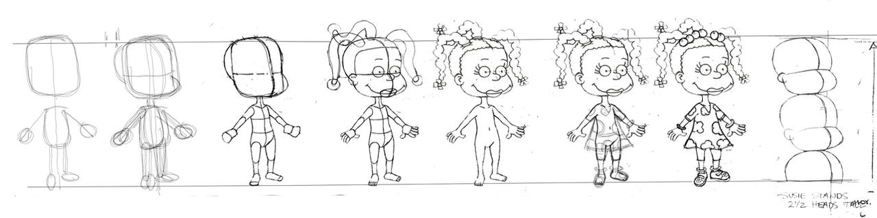The Rugrats Model Sheets Susie (Rugrats)tutorial by Redfern05 on DeviantArt
