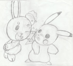 Pikachu and Bunneary