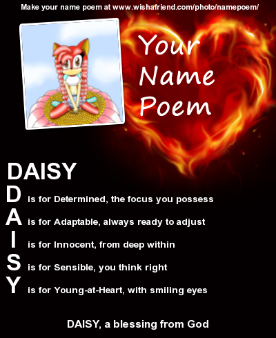 Daisy name poem