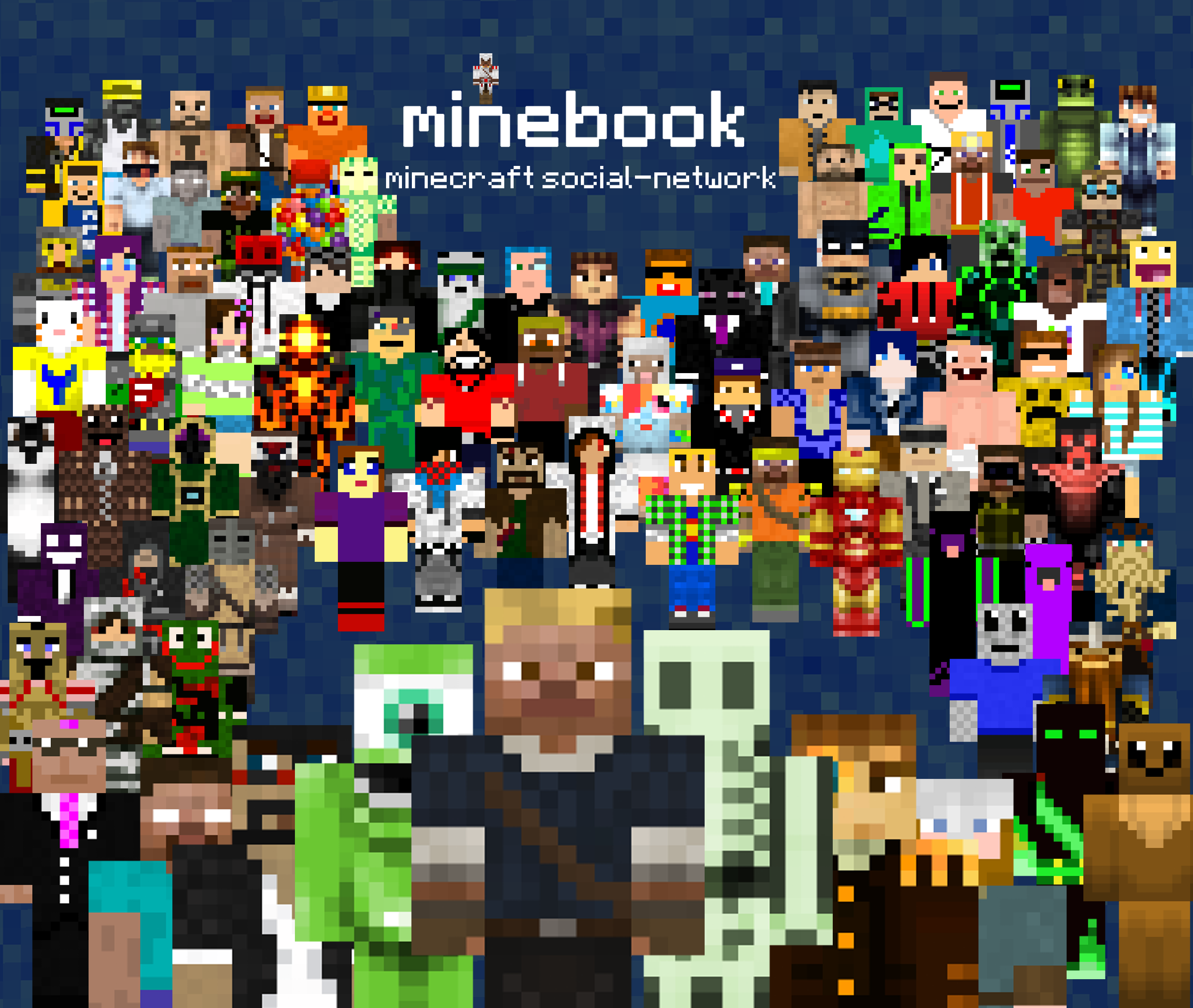 90 minecrafters on minebook