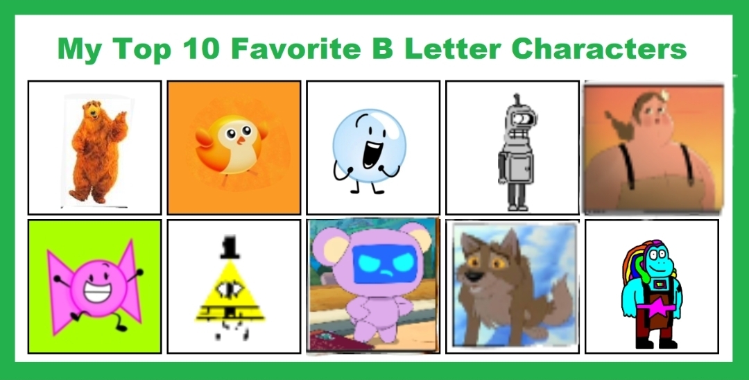 B Deviantart My Top 10 Favorite Characters Beginning with B by TheBestDeviantYet183 ...