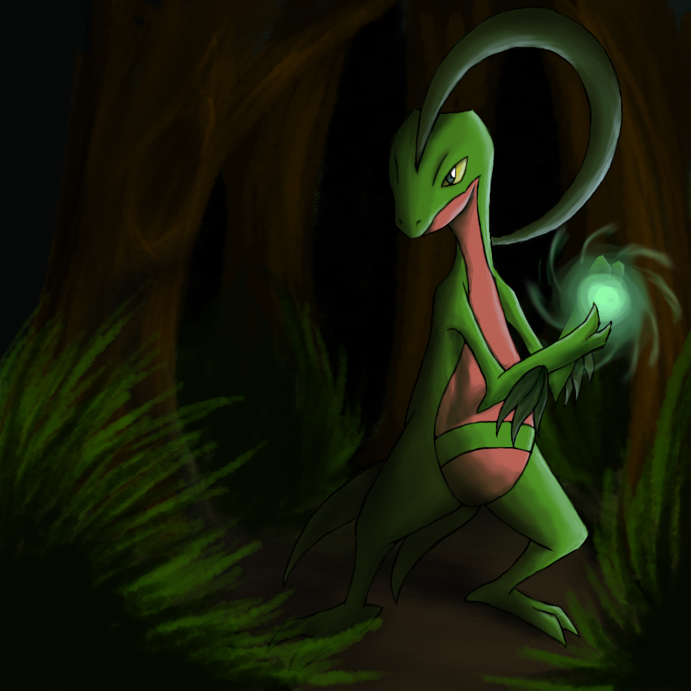 Groveyle Grovyle by Vaisz on DeviantArt