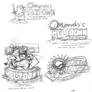 Orlando Meltdown Logo Sketches (2001)