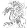 3-Headed Dragon Sketch (2005)
