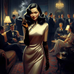 DALL-E Vintage: An Elegant Evening