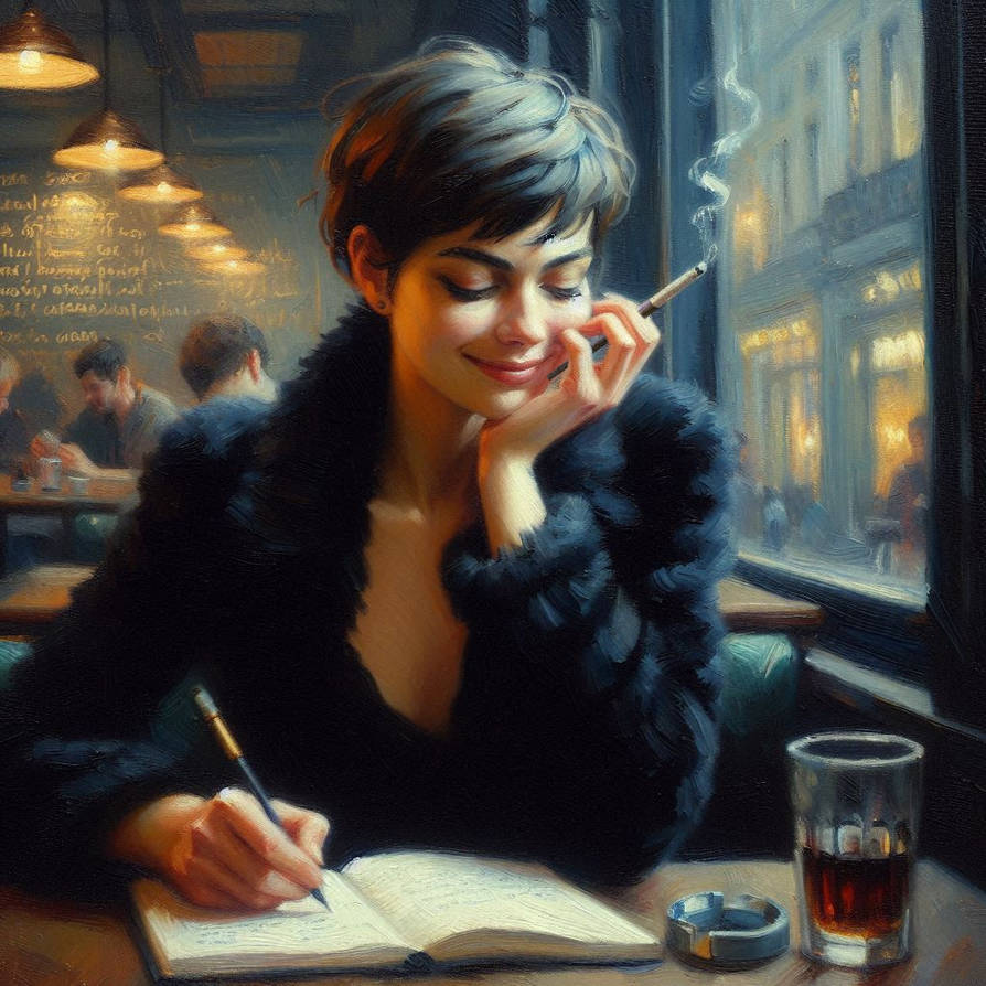 Deviantart Author DALL-E Modernish: Author, author, author by thelevenbrech on DeviantArt