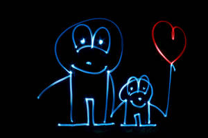 Light Painting - Forever in Love